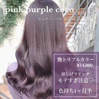セミロング カラー ヘアアレンジ メンズ ダブルカラー特化💍 tiam💍韓国ヘアのヘアスタイル