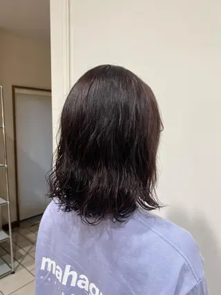 ミディアム 🦋ブリーチなしダブ ルカラー🌈MEGUのヘアスタイル