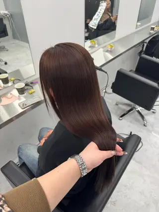 ロング うる艶🫧寒色カラー 💜🦋🫧ミズキのヘアスタイル