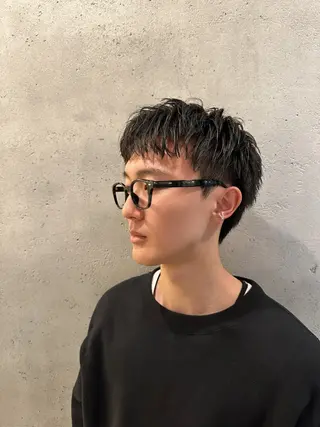 ショート 溜一太／似合わせ/ メンズカットのヘアスタイル