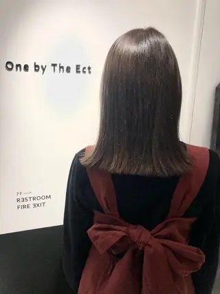 ミディアム カラー 片山美穂 心斎橋・なんばのヘアスタイル