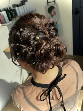 ヘアアレンジ 山内 利紗のヘアスタイル