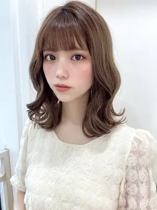 パーマ トレンド甘めガーリー Mizuki☁️🫧のヘアスタイル