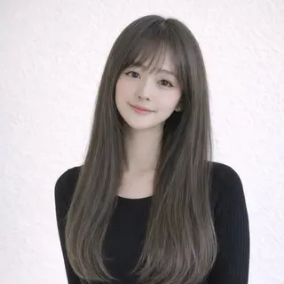 ロング カラー 佐藤 舞のヘアスタイル