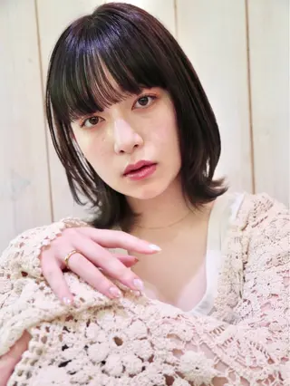 カラー 田村 汐織のヘアスタイル