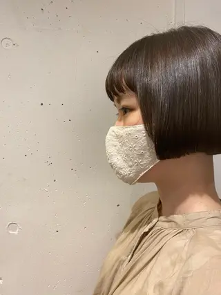 ショート カラー shiori ﾍﾞｰｼﾞｭｶﾗｰのヘアスタイル