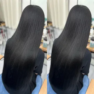 ロング パーマ 髪質改善🩵縮毛矯正 代々木/木下のヘアスタイル
