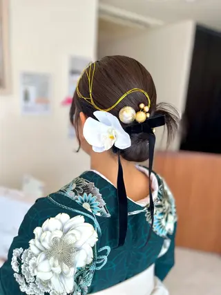 ヘアアレンジ 似合わせヘアメイク 💐オダギリチアキのヘアスタイル