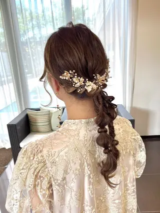 ヘアアレンジ 清水 玖琉海のヘアスタイル
