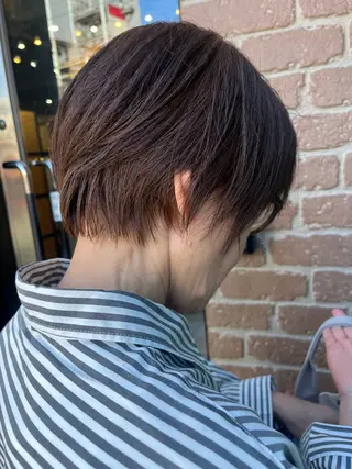 ミディアム カラー 久木原 ゆりのヘアスタイル
