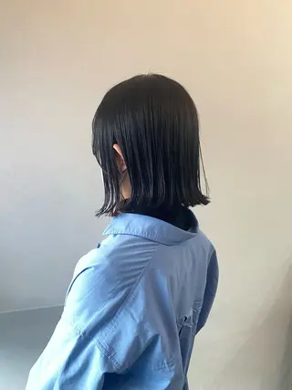 ミディアム カラー 暗髪とオリーブ🌿 渡辺拓人のヘアスタイル