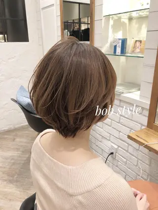 ショート ✨透明感ケアカラー✨ 長野ゆきなのヘアスタイル