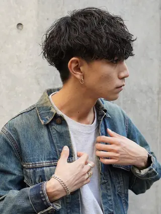 ショート パーマ メンズ SENTA✨メンズ パーマ✨fifth栄のヘアスタイル