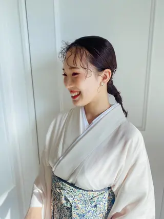 ヘアメイク🌷 着付👘ハルのヘアスタイル