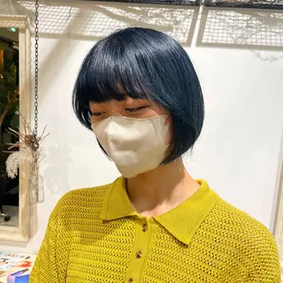 ショート カラー ハイトーン🦄ネイル 💞のぶちのネイルデザイン