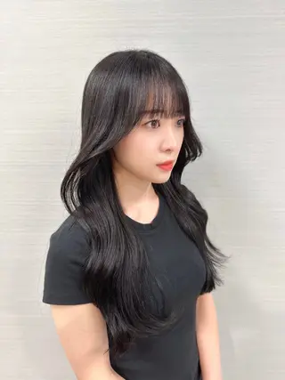 ミディアム カラー 韓国ヘア 店長NEGIのヘアスタイル