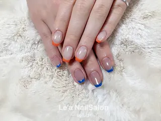 ショート カラー ネイル Le’a NailSalonのネイルデザイン