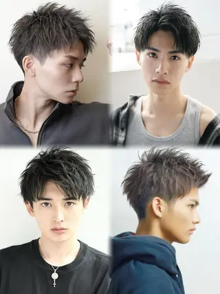 ショート メンズ 野間 心遥のヘアスタイル