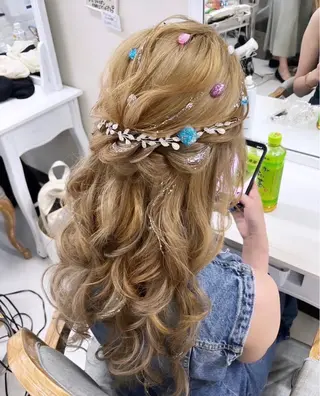 ヘアアレンジ ヘアセットサロン ココのヘアスタイル