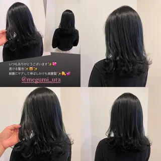 ショート カラー パーマ ヘアアレンジ メンズ キッズ ネイル マツエク・マツパ MEGUMI megumiのヘアスタイル