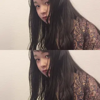 ロング パーマ 池田 真由美のヘアスタイル