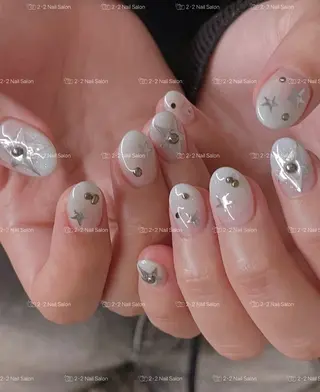 ネイル Rainrain💧 パーツ豊富、やり放題のネイルデザイン