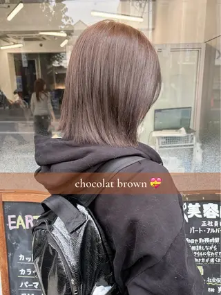ミディアム カラー レイヤーカット🌈 透明感カラー🌷ユリのヘアスタイル