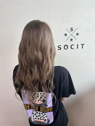 ロング 山﨑 大二郎のヘアスタイル