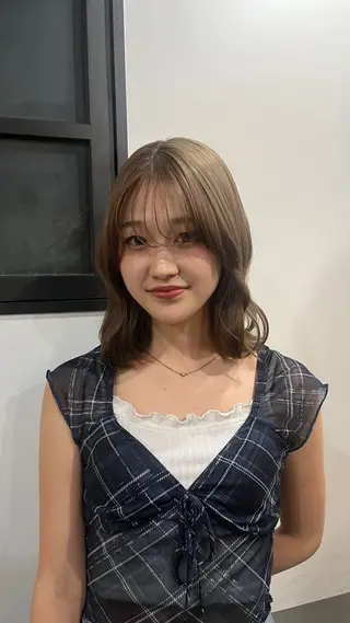 ミディアム カラー ami /yuutenjiのヘアスタイル