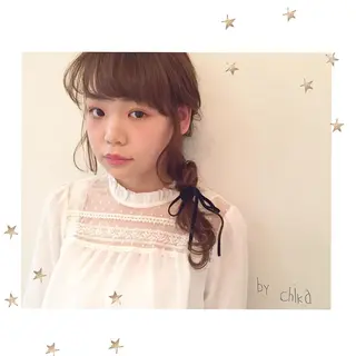 ヘアアレンジ 市川 千夏のヘアスタイル