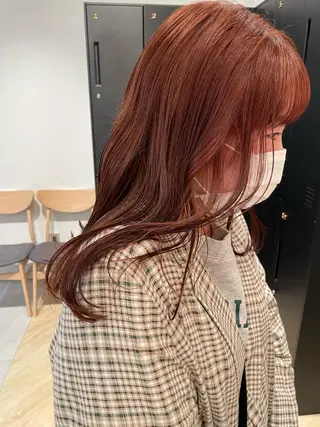 セミロング カラー hazuki 🌝のヘアスタイル