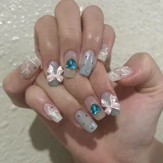 ネイル パラあり！フィルイン 美フォルムのネイルデザイン