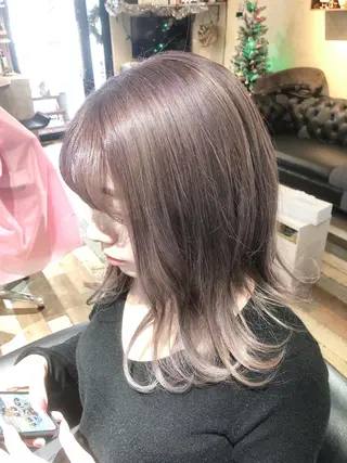 セミロング 美容歴18年以上🌈 山口のヘアスタイル