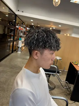 パーマ メンズ パーマ特化美容師 ナガイのヘアスタイル