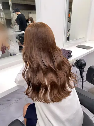 セミロング カラー ヘアアレンジ キッズ TRU Shino🦋のマツエク・マツパデザイン
