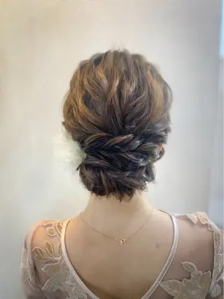 ヘアアレンジ hair make もりした ゆうのヘアスタイル