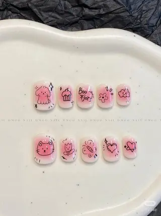 ネイル Horie 雪のネイルデザイン