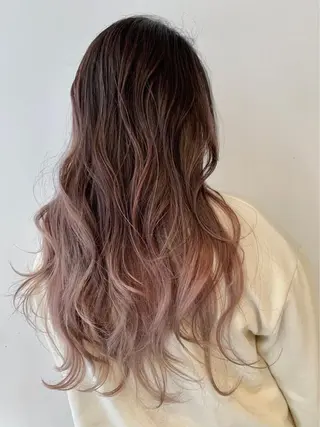 ロング カラー ケイジ✨透明感 /艶カラー✨のヘアスタイル