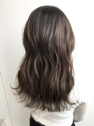 セミロング カラー 中塚 義人のヘアスタイル