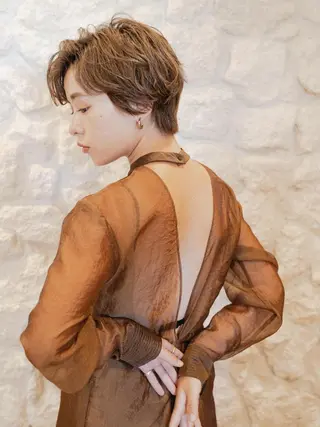 ショート 柳下 涼のヘアスタイル