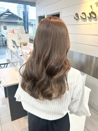 ミディアム 🫧艶髪カラー🫧 森本くるみのヘアスタイル