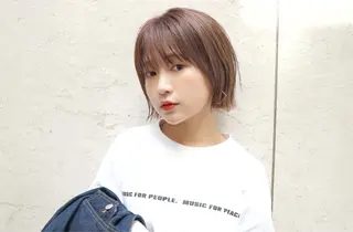 ミディアム カラー 徳本 駿太のヘアスタイル