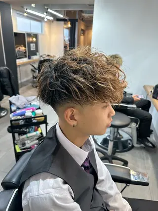 パーマ メンズ 大宮メンズパーマ 波巻き/ツイスパのヘアスタイル