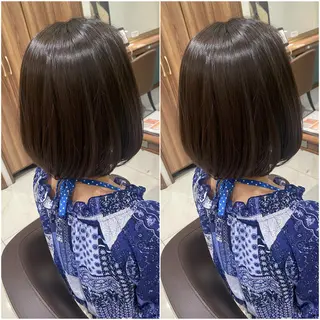 ショート 全席個室 暖色カラー Zina松園優香🌸のヘアスタイル