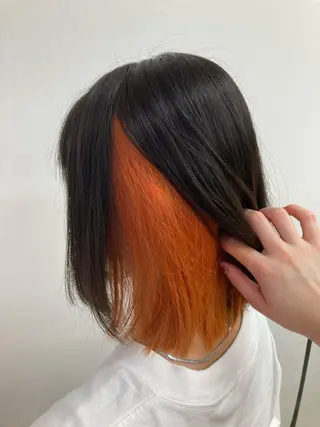 ミディアム カラー 🫧ダメージレス🫧 松下のヘアスタイル