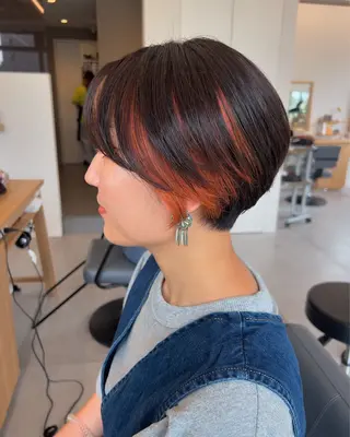 ショート Ore🫧タナカマヤ /柔らかい質感カラーのヘアスタイル