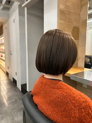 ショート カラー 森珀斗/表参道 /ショート/ボブのヘアスタイル