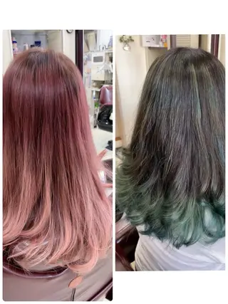 カラー 竹内 秀美のヘアスタイル