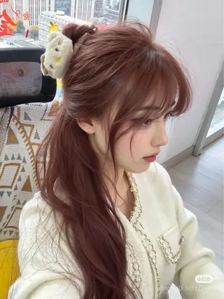 ロング カラー 透明感うる艶カラー 🤍MANAMIのヘアスタイル