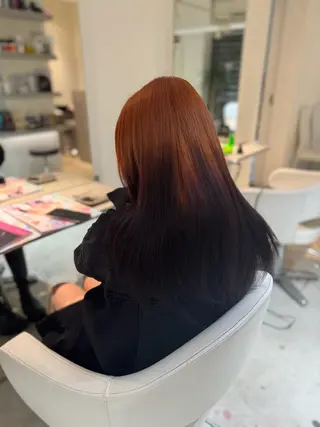 ロング カラー 絶対カワイイ保証💕 カワノチヒロのヘアスタイル